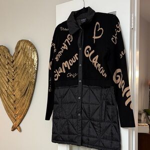 Frank Lyman Design Black and Brown Jacket